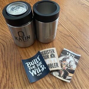 Yeti X Katin stainless steel koozie